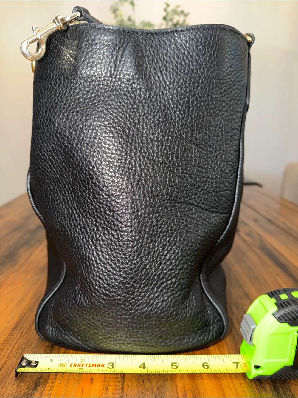 GUCCI Black Pebbled Leather Interlocking GG Soho - Picture 6 of 16